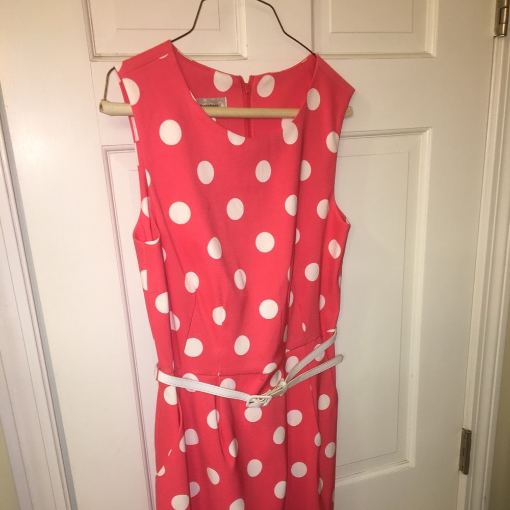 Dressbarn polka dot dress
